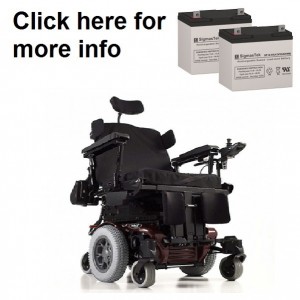 Quickie Rythm Power Wheelchair Replacement Battery (2 Batteries) Quickie Rythm Power Wheelchair Replacement Battery (2 Batteries)