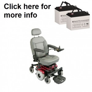 Quickie S-11 Power Wheelchair Replacement Battery (2 Batteries) Quickie S-11 Power Wheelchair Replacement Battery (2 Batteries)