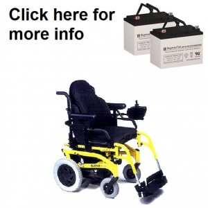 Quickie S-525 Power Wheelchair Replacement Battery (2 Batteries) Quickie S-525 Power Wheelchair Replacement Battery (2 Batteries)