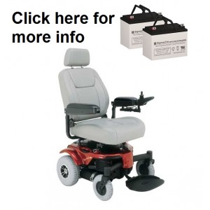 Rascal 314 Power Wheelchair Replacement Battery (2 Batteries)