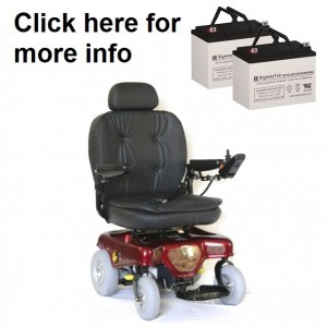 Shoprider Streamer Replacement Battery (2 Batteries)