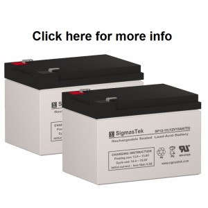 Merits Mini Coupe S539 / S549 Older Model Scooter Replacement Battery (2 Batteries)