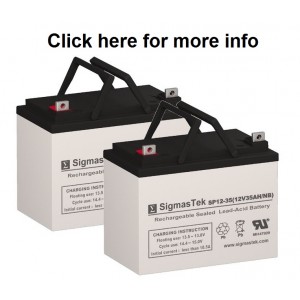 Invacare Excel FWD 250 Scooter Replacement Battery (2 Batteries)