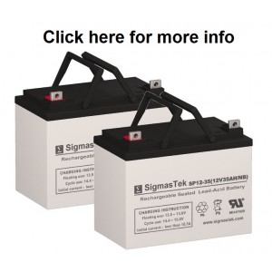 Pride Mobility Quantum 610 Replacement Battery (2 Batteries)