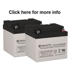 SigmasTek SP12-40 AGM Battery (2 Batteries)