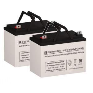 SigmasTek SPG12-32 U1 Sealed Lead Acid Gel Battery (2 Batteries)