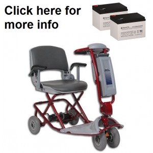 Tzora Lite Scooter Replacement Battery (2 Batteries) 