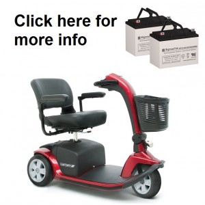 Pride Mobility Victory 10, 3 or 4 Wheel Scooter (2 Batteries)