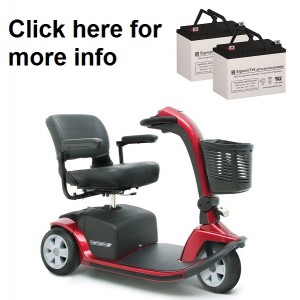 Pride Mobility Victory 9 Scooter Battery (2 Batteries)