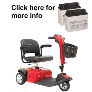 Pride Mobility Victory ES9 and ES10 Scooter Replacement Battery (2 Batteries)